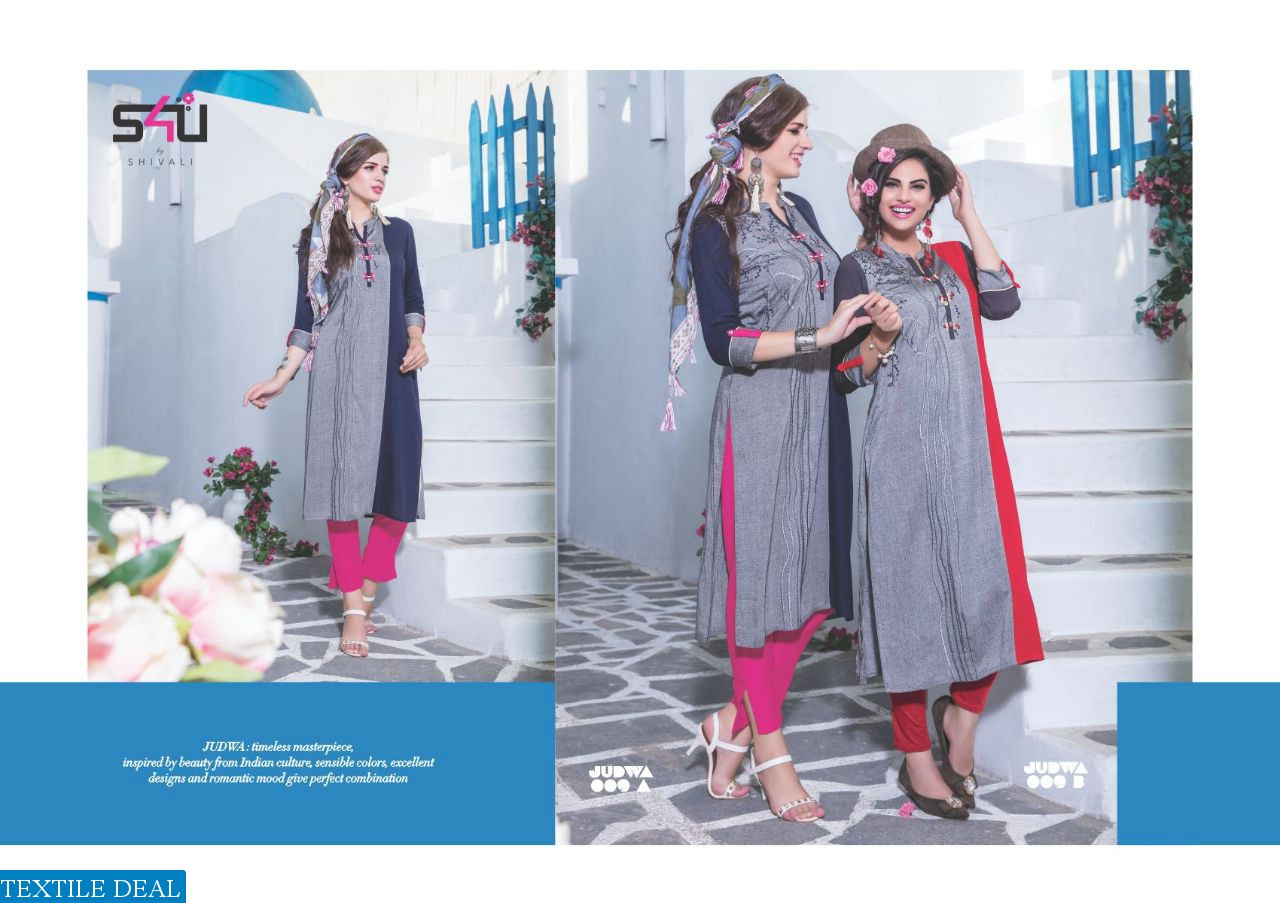S4u Judwa Wholesale Ready made long kurtis